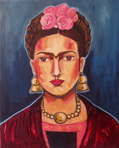 Frida con Rositas